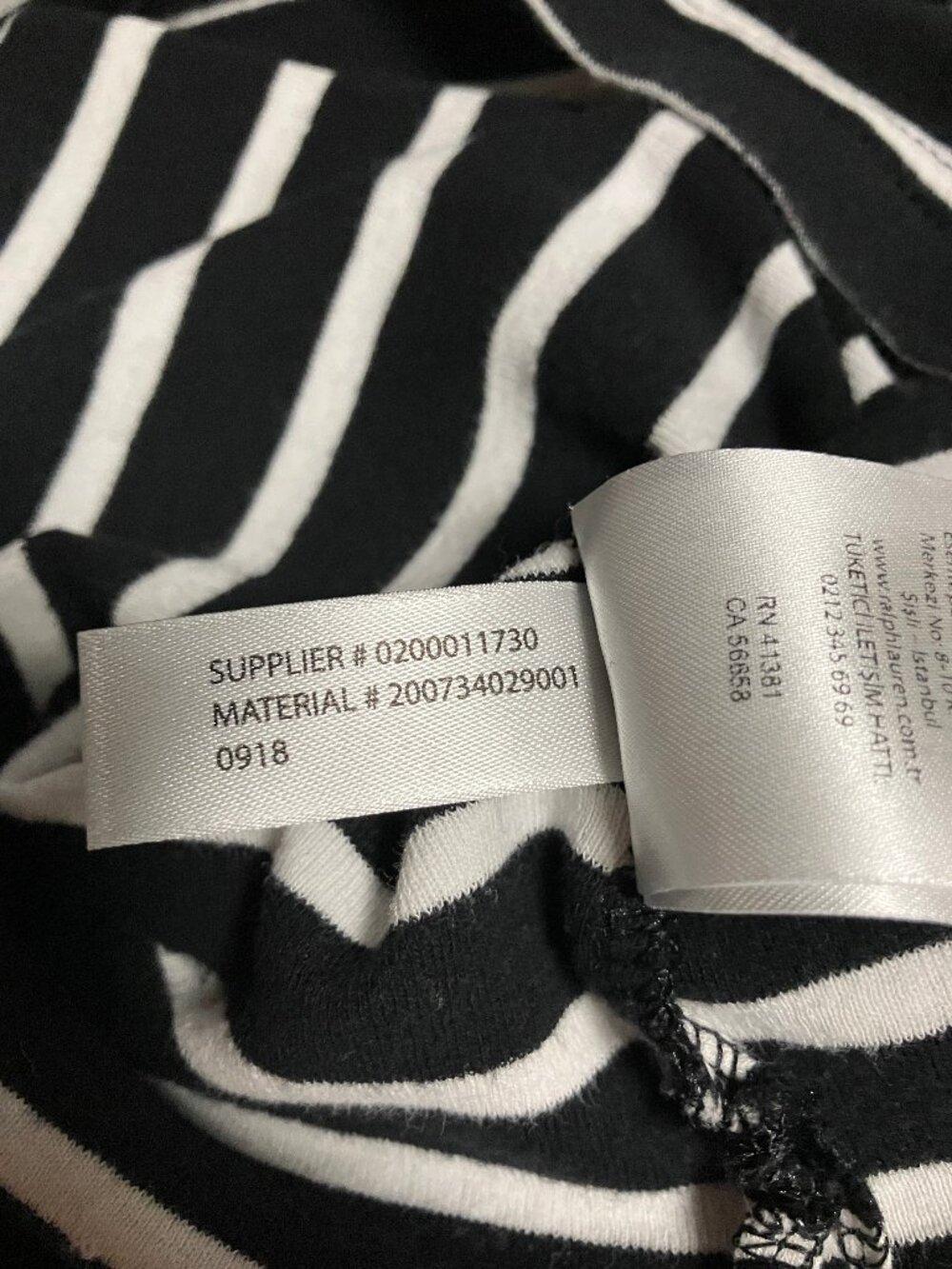 Lauren Ralph Lauren Black & White Stripe Shirt, Women's Size Medium - Picture 10 of 11